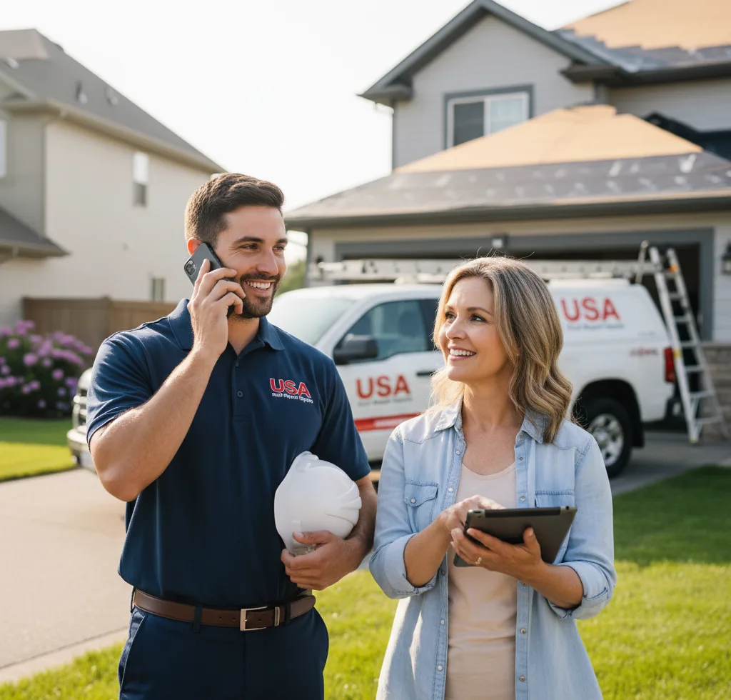 USA Roof Repair Experts customer support in Chino